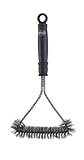 RÖSLE Grillrost-Reinigungsbürste, Hochwertige Grillbürste für Grillroste aus Edelstahl, Chrom...