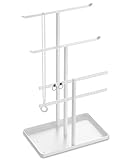 Schmuck Organizers, Schmuckständer 32cm Groß, 4 Ebenen Robust Schmuckaufbewahrung Reise,...