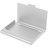 JOINPAYA Visitenkartenhalter Metall Aufbewahrungsbox für Visitenkarten und Spielkarten Kompakte...