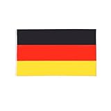 Deutschland Flagge-100% strapahrzierfähiges Polyester,Deutschland Fahne,Deutschland Deko,Euro 2024...