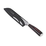 GLEAVI Japanisches Küchenmesser mit Holzgriff Japanischer Chef's Cutter Rostfreier Vielseitiges...