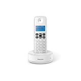 Philips D1611 W/34 – Schnurloses Festnetztelefon (Hintergrundbeleuchtung, HQ-Sound, bis zu 4...