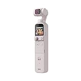 DJI Pocket 2 Exclusive Combo (Sunset White) - Vlog-Kamera im Taschenformat, Videokamera 4K...