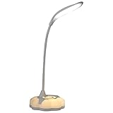 delr LED Schreibtischlampe | Dimmbare Schreibtischlampe mit 3 Helligkeitsstufen | Schreibtischlampe...