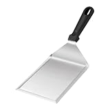 Grillspachtel 31x13cm Edelstahl Grillwender Plancha Spachtels Grillwender für Smash Burger, Grill...