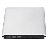 ZGJIAJU DVD Spieler UHD 4K Blu-Ray-Brenner, USB 3.0, Externes Optisches DVD-Laufwerk, Recorder,...