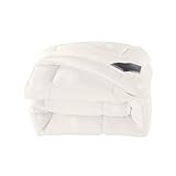 NORDIC SCHILLER Wolle Bettdecke, 240 X 220 Ganzjahresdecke Einzelbett, 100% Schurwolle,...
