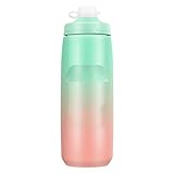 Isolierte Fahrrad-Wasserflasche, Sportwasserbehälter mit Farbverlauf, 750 ml, auslaufsicherer...