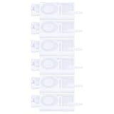 Pretfy 6pcs Rechteckiger PP -Tintendämpfer für Lösungsmittelkindstrahlkopf, Austausch für XP600...