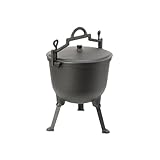 LALABU Gulaschkanone, 8L Gulaschkessel mit Abnehmbarer Aufhäng-/Tragegriff,Camping Cooking Set mit...