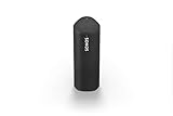 Sonos Roam WLAN & Bluetooth Speaker, schwarz – Wasserdichter Lautsprecher mit Alexa...