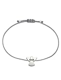 Selfmade Jewelry Schutzengel Armband - Silber Schutzengelchen Makrameeband Armkettchen...