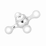 Jeffergarden Wasserhahngriff, Wasser, Kupfer, Verchromt, Badezimmer-Wasserhahn-Zubehör,...