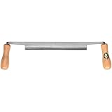 KIRSCHEN Werkzeuge 4000250 | Zugmesser, gerade, 250 mm, 2 Weißbuchenhefte, Rindenschäler,...