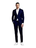 JACK & JONES Herren Jprfranco Suit Noos Business Anzug Hosen Set, Medieval Blue, 52 EU