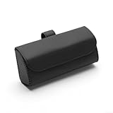 Brillenetui aus PU-Leder für Sonnenblende mit Magnetverschluss, geeignet für Sonnenbrillen und...