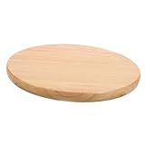 PartyKindom Runder Hocker Sitz aus Massivem Holz Ersatzteil für Barhocker Kratzfester Runder...