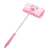 MOBUTOFU Mini Mop für Hausarbeit Pädagogisches Reinigungsset Rosa Fördert Motorische Fähigkeiten...