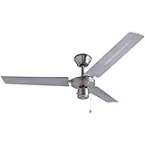 Bestron DT48C leiser Deckenventilator mit großer Flügelspannweite von Ø120cm, mit 3...