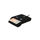 Woxter schwarzer elektronischer DNI-Reader - Smart Electronic DNI-Reader, DNI 3.0, Plug und Play,...