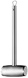 WMF Profi Plus Fleischhammer 34 cm, Fleischklopfer Edelstahl, Schnitzelklopfer, Cromargan Edelstahl...