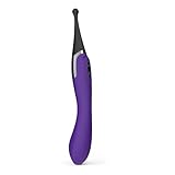 LZMYZ Hochfrequenz G-Punkt Vibratoren, 2 IN 1 Doppelkopfvibrator mit 10+5 Vibrationmodi, Klitoris...