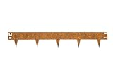 Wovar Rasenkante Cortenstahl 16 x 106 cm Flexibel - Pro Stück- Beeteinfassung Cortenstahl -...