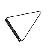 TOPBATHY Wandmontierter Vinyl Schallplattenhalter aus Metall Triangular Floating Rack für...