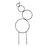 Lerpwige Gartenspalier Für Kletterpflanzen Eisentopfspalier Runde Form Draht Zimmerpflanze Zuhause...