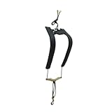 POPETPOP Universeller Saxophongurt aus Echtem Leder Doppelter Schulterriemen mit Verstellbarer...