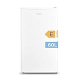 COMFEE' RCU60WH2(E) 60L Gefrierschrank senkrecht, 3 Fächer, Eintür, einstellbare Temperatur,...