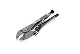 GEDORE red Gripzange mit Selbstklemmfunktion, 3,5 cm Spannweite, Einstellschraube und Auslösehebel,...