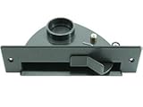 Microsafe Kehrschaufel Kehrichtklappe für Zentralstaubsauger saugende Kehrschaufel mit Kippmechanik...