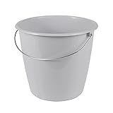 keeeper Eimer Erik mit Metallbügel, 5 l, Polypropylen, 24 x 24 x 20 cm, Nordic Grey