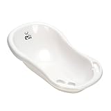 KiNDERWELT Babywanne 84 cm - Baby Badewanne Panda Motiv - BPA-Frei - Wanne zum Baden für Babys und...