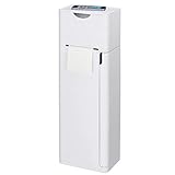WENKO WK2039 6 in 1 Stand WC-Garnitur Imon Weiß matt - integrierter Toilettenpapierhalter,...
