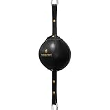 Meister SpeedKills Speedbag aus Leder mit Spanngurten und Leichter Latexblase, Schwarz, Größe S...