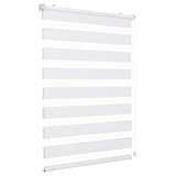 Sekey Doppelrollo Klemmfix ohne Bohren für Fenster, Doppelrollo 95 cm breit, Duo Rollo Jalousie...