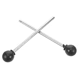 CONGARTENO 2 Stück Gewichtsstapelstifte aus Robustem Stahl Runde Fitnessgeräte Zubehör Schnelle...