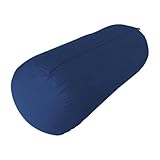 Bausinger Yogarolle, gefüllt mit Schurwolle (blau, 27 x 65 cm)