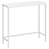 HOOBRO Schmaler Konsolentisch, 75 cm Beistelltisch, Flurtisch, Kleiner Ausstellungstisch, Sofatisch...