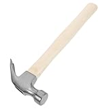 Vaguelly Multifunktionaler Klauenhammer mit Holzgriff Ergonomisch Rutschfest Politur...