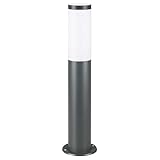 MONZANA® Außenlampe Edelstahl 50cm E27 Fassung IP44 Wetterfest Stehend Wegeleuchte Gartenleuchte...