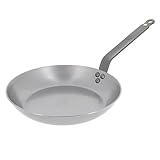 DE BUYER Mineral B Omelettpfanne, Carbonstahl, Silber, 24 cm