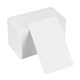 150 Stück Kraftpapier, Visitenkarten, Flash-Karten, Blanko, weiße Postkarte, Dankeskarte – 8,9 x...