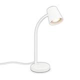 BRILONER – Nachttischlampe, Schreibtischlampe Schwenkbar, Tischlampe GU10 für Home Office mit...