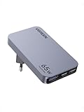 UGREEN Nexode Pro 65W USB C Ladegerät Slim mit EU/US/UK Stecker GaN USB-C Netzteil 3-Port Charger...