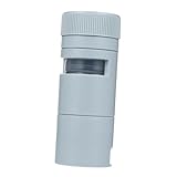 ERINGOGO Multifunktionale Tragbare Tablettenbox mit Cutter Mahlfunktion und Stauraum Transparenter...