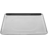 Ipetboom Edelstahl Waagschale Rechteckig mit Kunststofffüßen Robustes und Leichtes Wiegetablett...