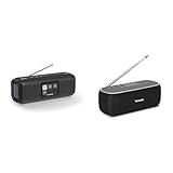 Karcher DAB Go tragbarer Bluetooth Lautsprecher & Digitalradio DAB+ / UKW Radio mit 2 & TechniSat...